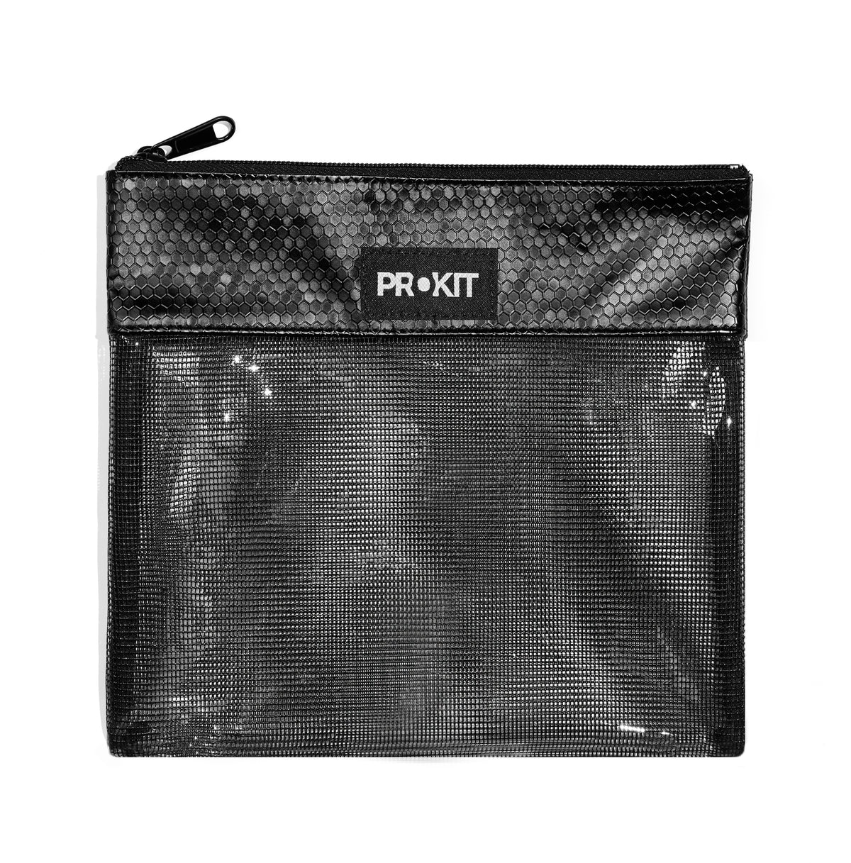 Black Faux Leather Pouch